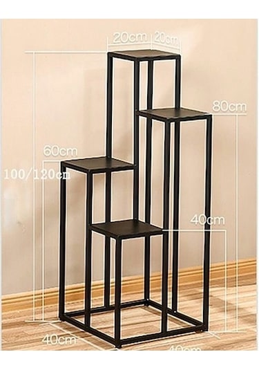Dekoratif Metal Çiçeklik Ferforje
