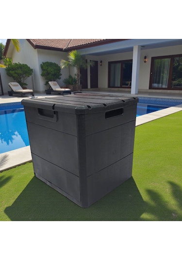 Bahçe Sandığı Çok Amaçlı Dolap 120 Lt 50x50x45 Antrasit