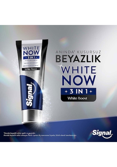 Signal White Now Diş Macunu 3 İn 1 White Boost 75 Ml X2