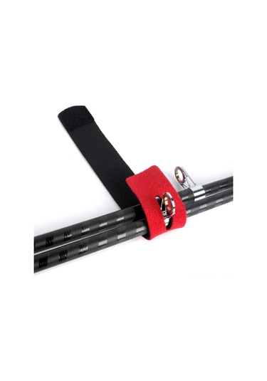 Xindoker 5 Adet Sbr Malzeme Balıkçılık Kamışı Bağlama Bandı - Organize Ve Taşıma Kolaylığı, Kırmızı