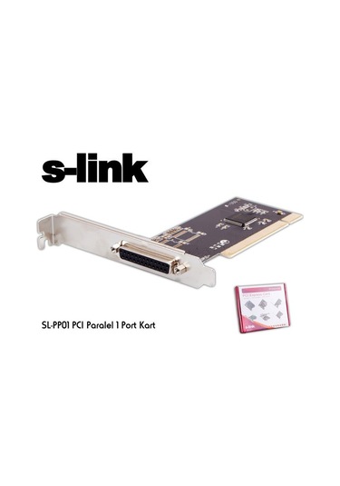 S-Link Sl Pp01 PCI Paralel 1 Port Kart