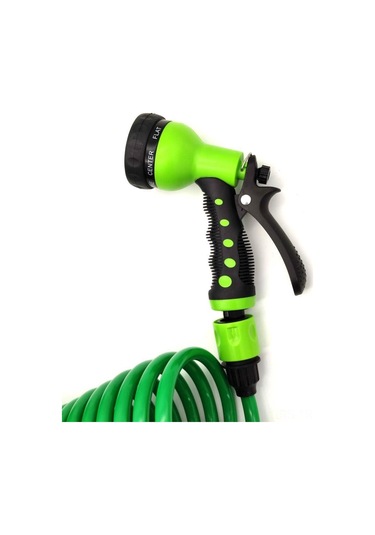 Reedark 15 Metre Yaylı Genişleyen Eva Bahçe Sulama Hortumu - 7 Fonksiyonlu Fıskiye İle Araba Yıkama Ve Bahçe Bakımı Seti