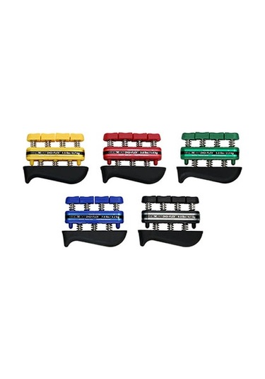 Cando Digi-flex El Egzersiz Aleti - 5'li Set Sarı, Kırmızı, Yeşi