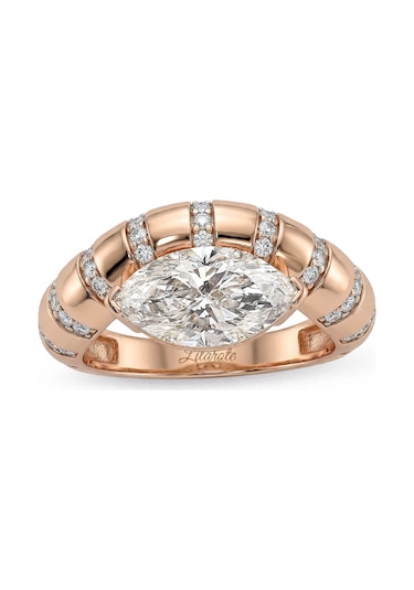 Mirada De Luz Pırlanta Yüzük Rose Gold