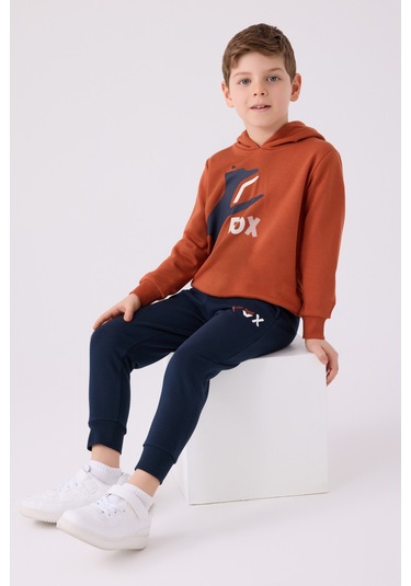 Rolypoly Erkek Çocuk Eşofman Takımı Rp3431 Açık Tarçın Açık Tarçın