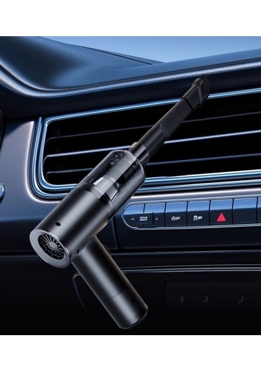 Wondernest 2025 Yükseltmesi Süpürgesi, Şarj Edilebilir Lichen Kablosuz Ev Süpürgesi, Güçlü Emiş, Büyük Araba Temizliği Wd Siyah