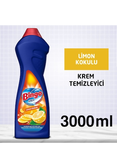 Bingo Krem Yüzey Temizleyici Limon Kokulu 4 x 750 ML