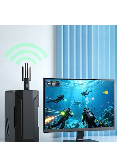 Go-des Gd-wps017 Wi-fi Usb Adaptörü 1200m Siyah