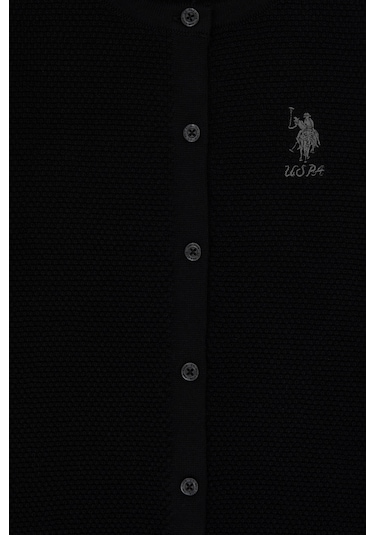 U.s. Polo Assn. Kız Çocuk Siyah Hırka Triko 50316292-vr046 Siyah