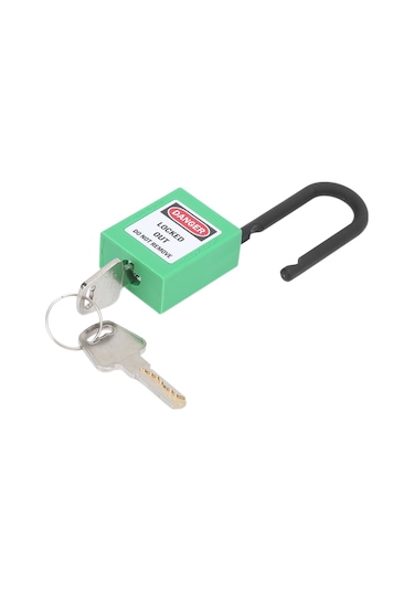 Tenfowee Endüstriyel Nylon İzole Güvenlik Kilitleri - 38mm Sıcaklık Dayanıklı -57 C/+177 C Elektrik/hidrolik Uygulamaları İçin Mor Plastik Kilit Diğer