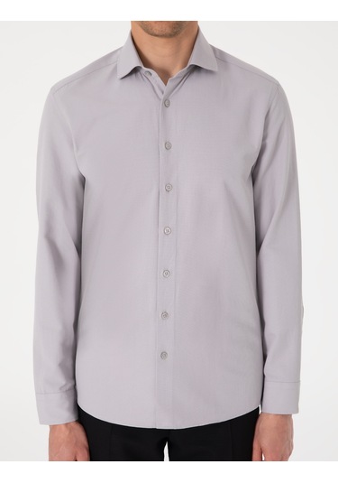 Pierre Cardin Erkek Gri Gömlek Desenli 50307108-vr024 Gri