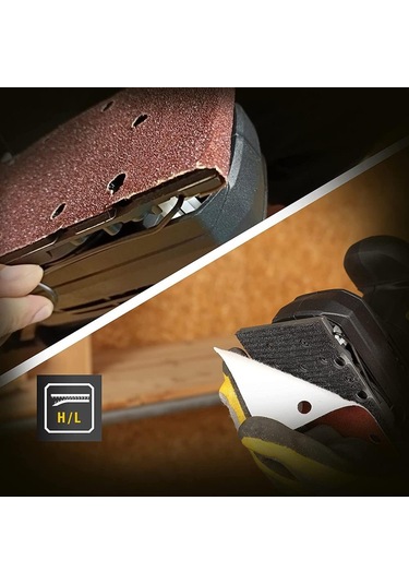 Cat Dx44 350Watt Profesyonel Devir Ayarlı Titreşimli Zımpara