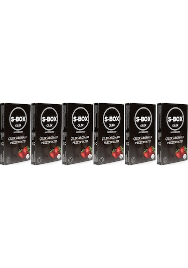 S-Box Çilek Aromalı Prezervatif 12'li x 6