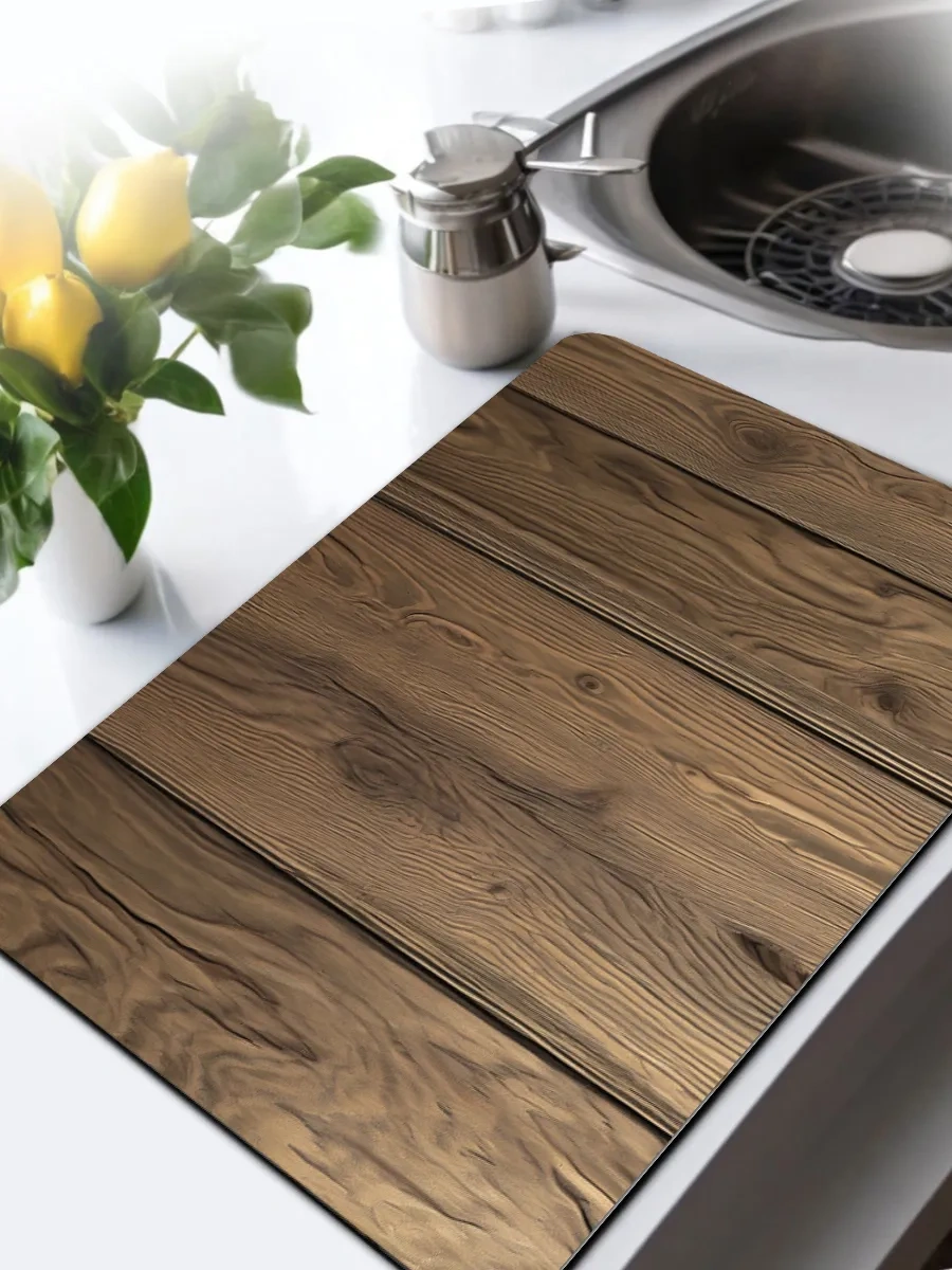 Full House&garden Purozol 60 40 Emici Diyatomit Bulaşık Kurutma Paspası 291349402 Açık Kahverengi