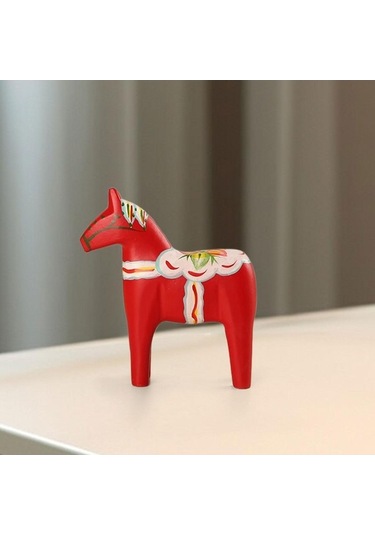 Pazly Süsü Suntek Küçük-kırmızı İskandinav Dekoratif Dala At Gi