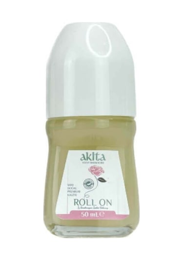 Akita % 100 Doğal Gül Roll-On Deodorant 50 ML