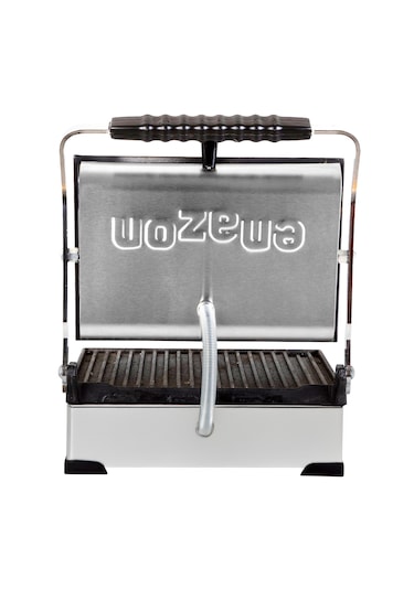 8 Dilim Elektrikli Saf Döküm Tost Makinesi Döküm 30x23 - İnoks