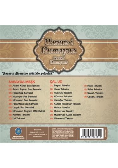 Harem-İ Humayun- Zevk-İ Humayun (Cd)