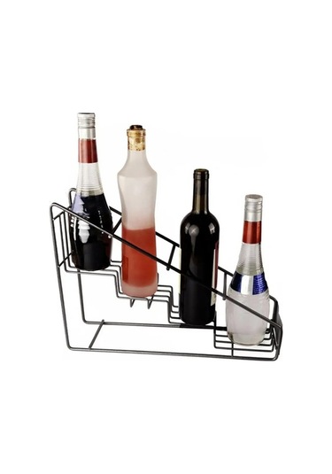 Tongxida Kahve Şurubu Depolama Raf Mutfak Konteyner Organizatör Asil Siyah İçin Asil Siyah