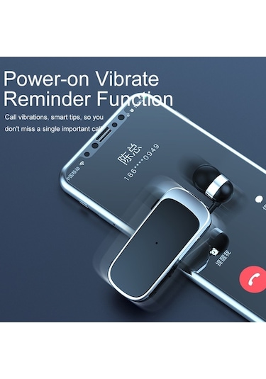 Flybuy K52 Geri Çekilebilir Kablolu Bluetooth Kulaklık - Gürültü Engelleme, 5 Saat Pil Ömrü, K52bt