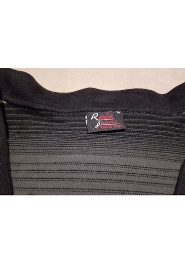 Yokyok-Store Rele Jeans Çizgili Hırka Çok Renkli