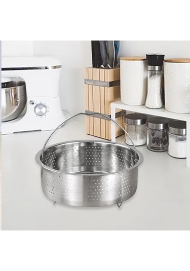 Suntek Vapur Sepeti Çok Amaçlı Yuvarlak Paslanmaz Çelik 20-santimetre