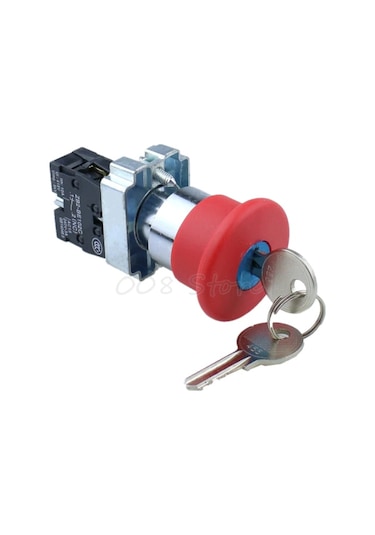 Xb2-bs142 Anahtar Sıfırlama 1no Ve 1nc Acil Stop Buton Anahtarı
