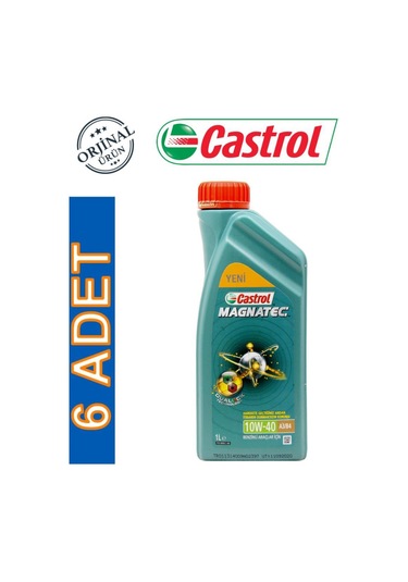 Castrol Magnatec 10W-40 A3/B4 Motor Yağı 6 x 1 L