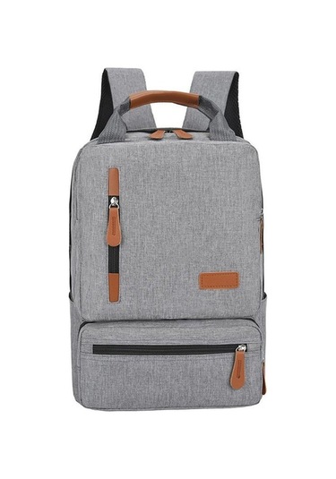 Novahub 3 Parçalı Laptop Çantası Seti - Seyahat, Okul Ve İş İçin Şık Ve Fonksiyonel Gri, Çanta Kombinasyonu Gri