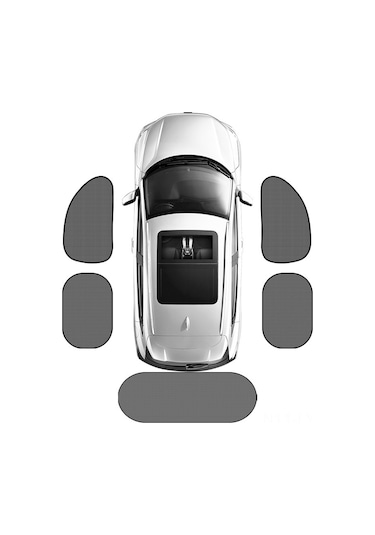 Youtek Dayanıklı Ve Pratik Araç Güneşlik Seti - 130x60 Ön Cam Ve Yan Camlar İçin Uv Koruma Ve Isı Yalıtımı