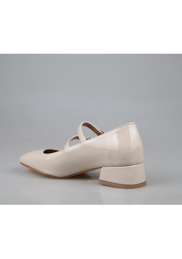 Feles 106-520 Ten Rugan Kadın Topuklu Ayakkabı Ten Rugan