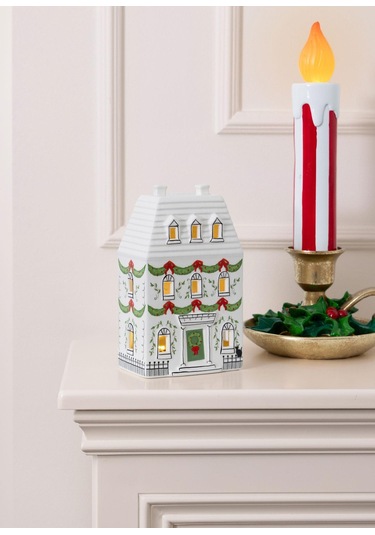 The Mia Dekoratif Led Işıklı Yılbaşı Mumu 18x17x38 Cm