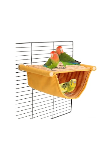 Youtek Kışlık Kuş Yuvası - Sıcak Ve Yumuşak Kuş Hamak, Muhabbet Kuşu, Papağan, Hamster İçin Rahat Saklanma Alanı