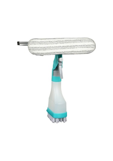 Reedark Ev İçi Kullanımlı Çift Taraflı Cam Temizleme Fırçası, Sprey Sulama, Sponge Ve Tarama Özellikli Dört İşlevli Temizlik Aleti Renkli Kutu Diğer