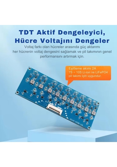 Tdt 8s Aktif Balans Cihazı - Pil Enerji Aktif Dengeleme 2a
