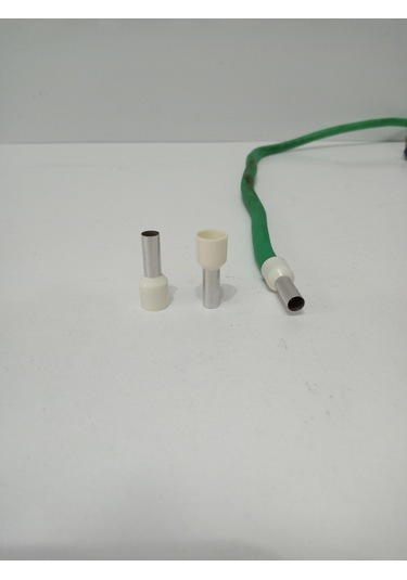 8GA Yalıtımlı Amfi Kablosu Ucu - 10 mm İzoleli Kablo Ucu - 2 Adet