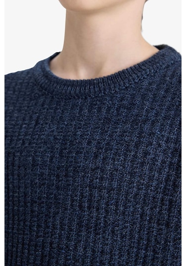 Defacto Erkek Çocuk Bisiklet Yaka Triko Kazak C9468a825aunv64 Lacivert