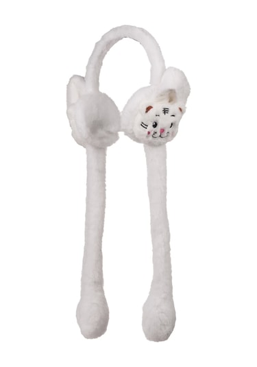 Suyutti P-k24100-11 Hareketli Çocuk Peluş Kulaklık Beyaz