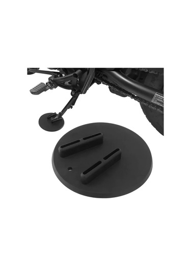 Xuweiwei Black Motosiklet Yanlık Dayanağı Ayak Pedalı Düzeltme Plakası Motocross Aksesuarı Touring Sportster