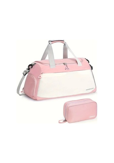 Sandwich Motion003 Kadın Spor Çantası Büyük Kapasiteli Ayakkabı Gözlü Taşınabilir Fitness Mavi Mavi