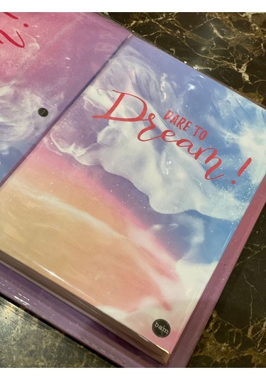 Dare To Dream 3lü Set Pembe Sekreterlik Kalemlik Ve Defter