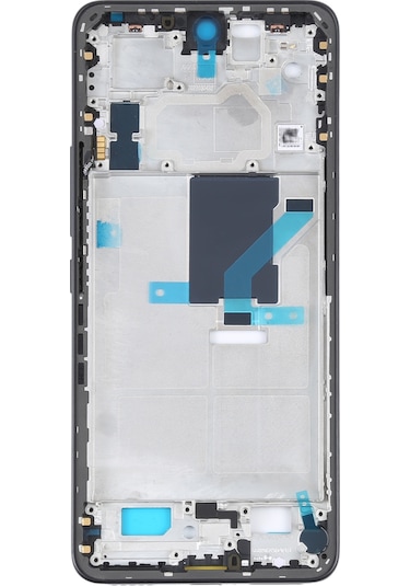 Xiaomi 12 Lite  Ön Muhafaza Lcd Çerçeve Çerçeve Plakası Siyah İçin