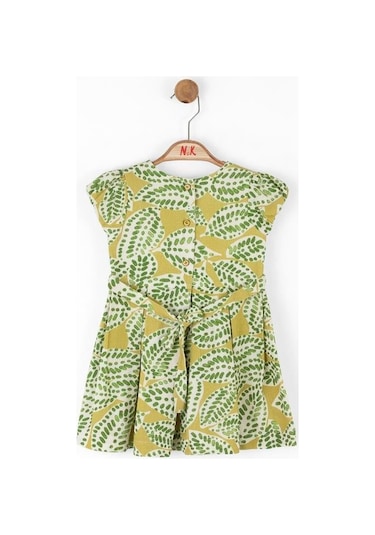 Nk Kids Kız Bebek Leaf Elbise Yeşil