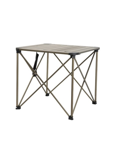 Yekoutdoor Katlanabilir Büyük Alüminyum Kamp Masası Ve 4 Kişilik Konforlu Kamp Sandalyesi Seti Siyah