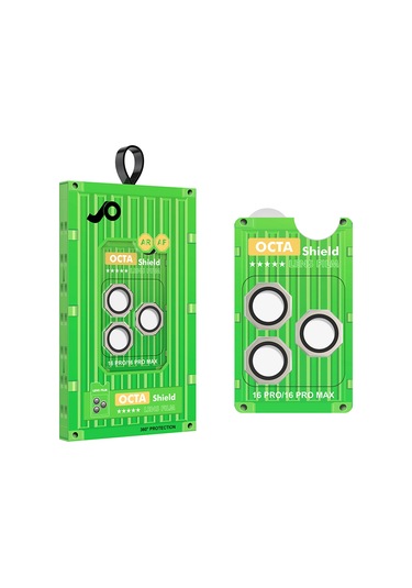 Noktaks -  İphone Uyumlu İphone 16 Pro - Kamera Lens Koruyucu - Cl-19 - Titanyum-gri T37783 Titanyum-gri