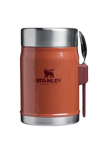 Stanley Klasik Paslanmaz Çelik Yemek Termosu Kaşıklı 0,40 Lt Stanley0348 Kil Rengi
