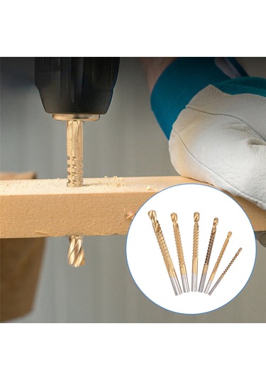 Adet Hss Freze Matkap Seti Ahşap Matkap Uçları Ahşap Metal İçin Matkap Seti K075