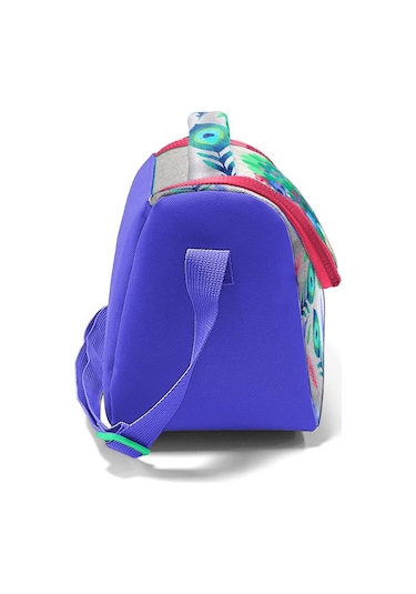 Coral High Kids Gümüş Lavanta Tavus Kuşu Desenli Thermo Beslenme Çantası 11869