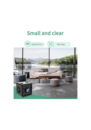 Fs 4k Hd 1080p Taşınabilir Küçük Ev Dadı Kamerası, Hareket