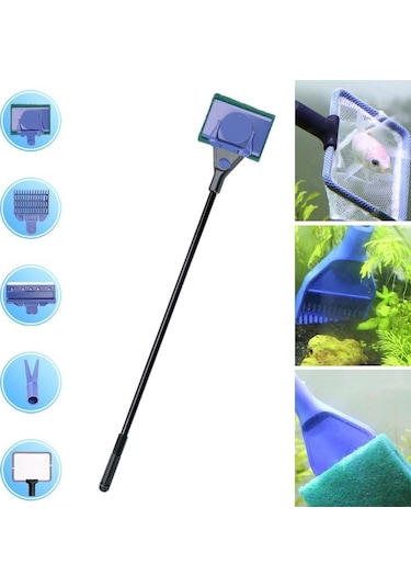 5  İn  1  Akvaryum  Tankı  Temizleme  Seti  Akvaryum  Balığı  Bakım  Seti